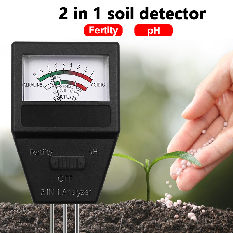 Ph Meter Digital Water Tester - 토양 PH 비옥도 계량기, 3 프로브