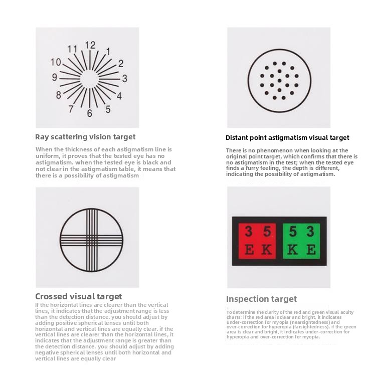 안경용 LED 노안 시력표, 휴대용 근접 측정기, 안경 - Test Instruments 리뷰 및 가격