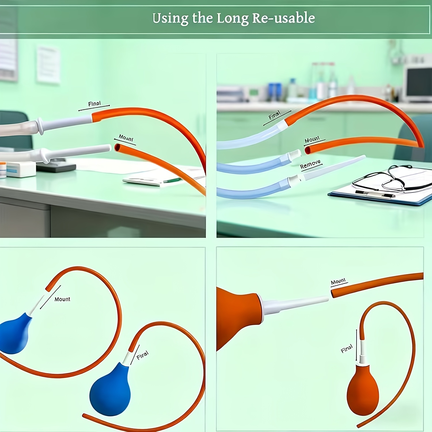 8Fr/10Fr/12Fr/14Fr/20Fr 빨간색 유연 - Lab Equipment 리뷰 및 가격